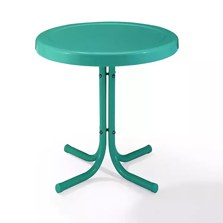 Turquoise Metal Outdoor Side Table>Kirklands Home New