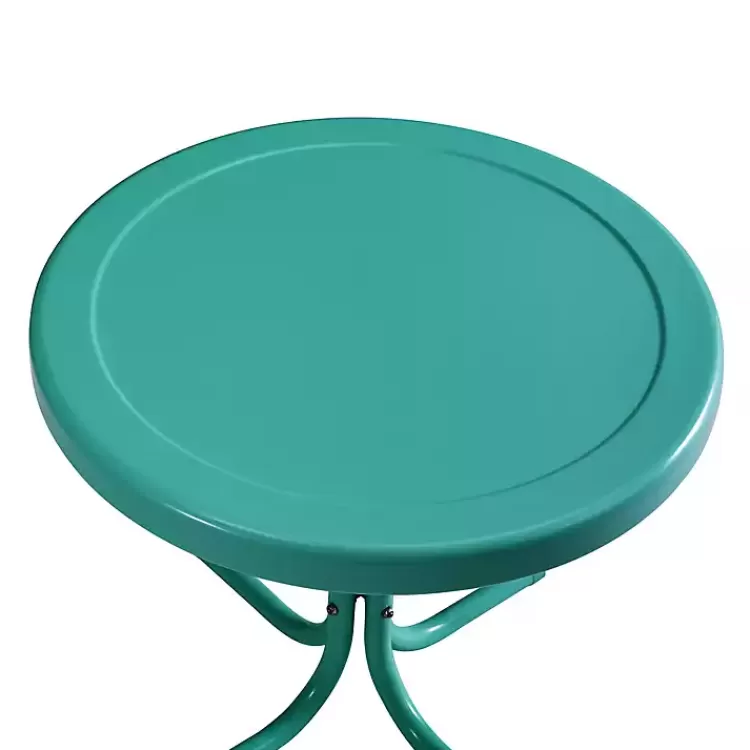 turquoise_metal_outdoor_side_table_2.webp Turquoise Metal Outdoor Side Table>Kirklands Home New