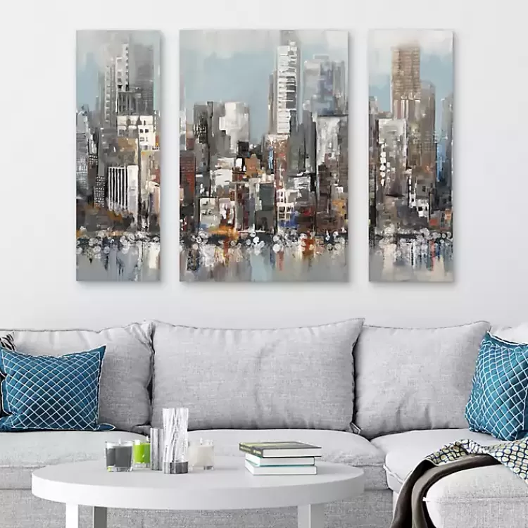 Urban Focus A, B, & C Canvas Art Prints, Set of 3>Kirklands Home Flash Sale