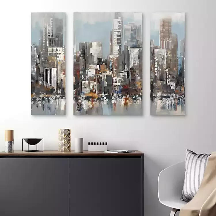 Urban Focus A, B, & C Canvas Art Prints, Set of 3>Kirklands Home Flash Sale