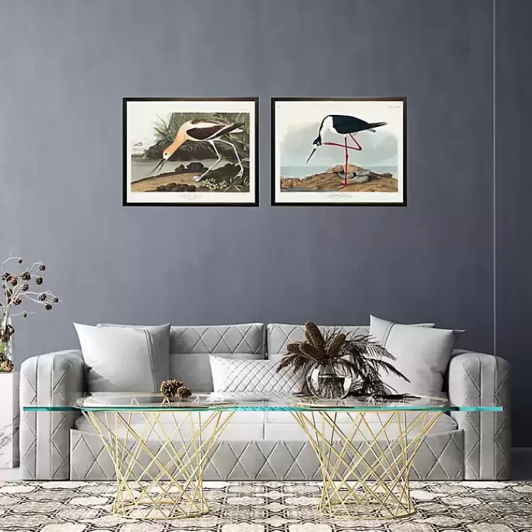 Vintage American Avocet Bookplate Framed Art Print>Kirklands Home Fashion