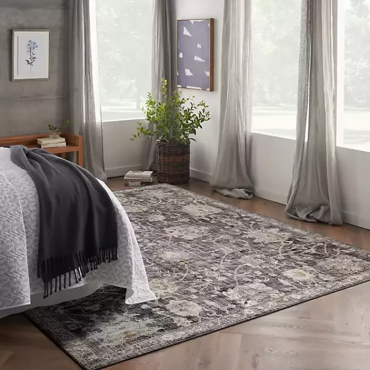 Vintage Charcoal Oushak Area Rug, 8x10>Kirklands Home Cheap