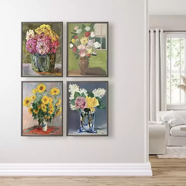 Vintage Floral I Beaded Framed Art Print>Kirklands Home Discount