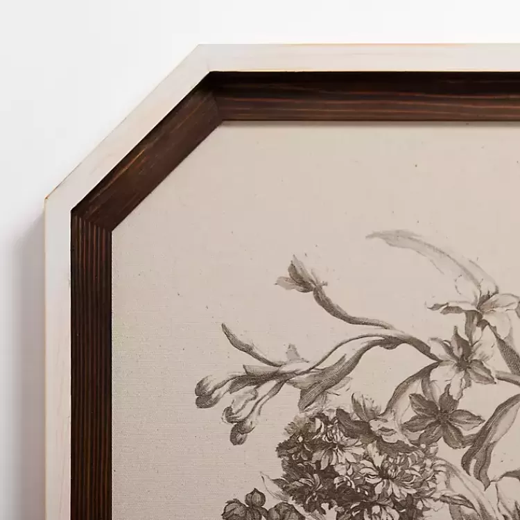 Vintage Floral Octagon Framed Art Print>Kirklands Home Best