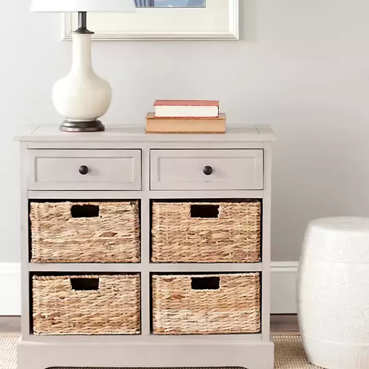 vintage_gray_cabinet_with_woven_baskets_2.webp Vintage Cabinet with Woven Baskets>Kirklands Home Outlet