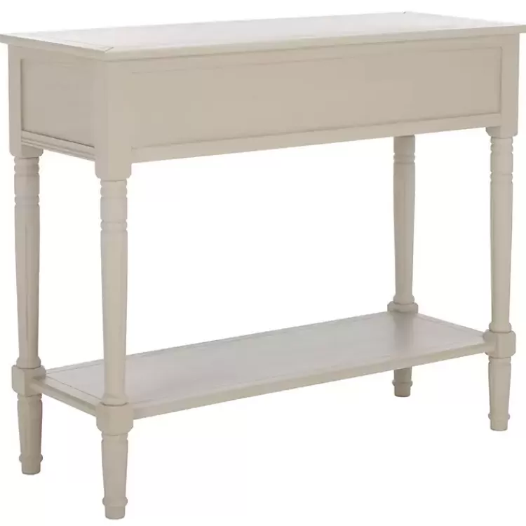 vintage_gray_drawer_samantha_console_table_3.webp Vintage 2-Drawer Samantha Console Table>Kirklands Home Best