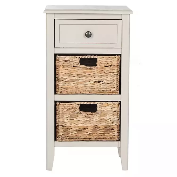 Vintage Wood Baskets Everly Accent Table>Kirklands Home Online