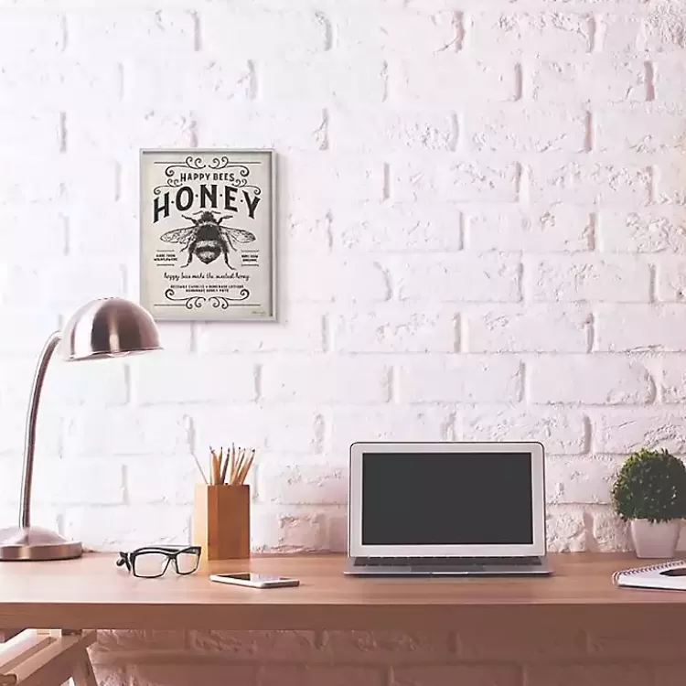 vintage_honey_bee_framed_wall_plaque_2.webp Vintage Honey Bee Framed Wall Plaque>Kirklands Home Cheap