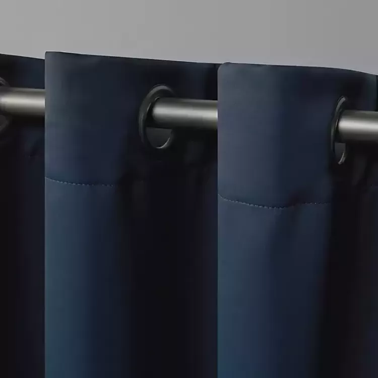 Vintage Indigo Woven Curtain Panel Set, 84 in.>Kirklands Home Fashion