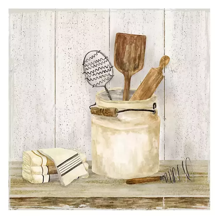 Vintage Kitchen I Giclee Canvas Art Print, 20x20>Kirklands Home Hot