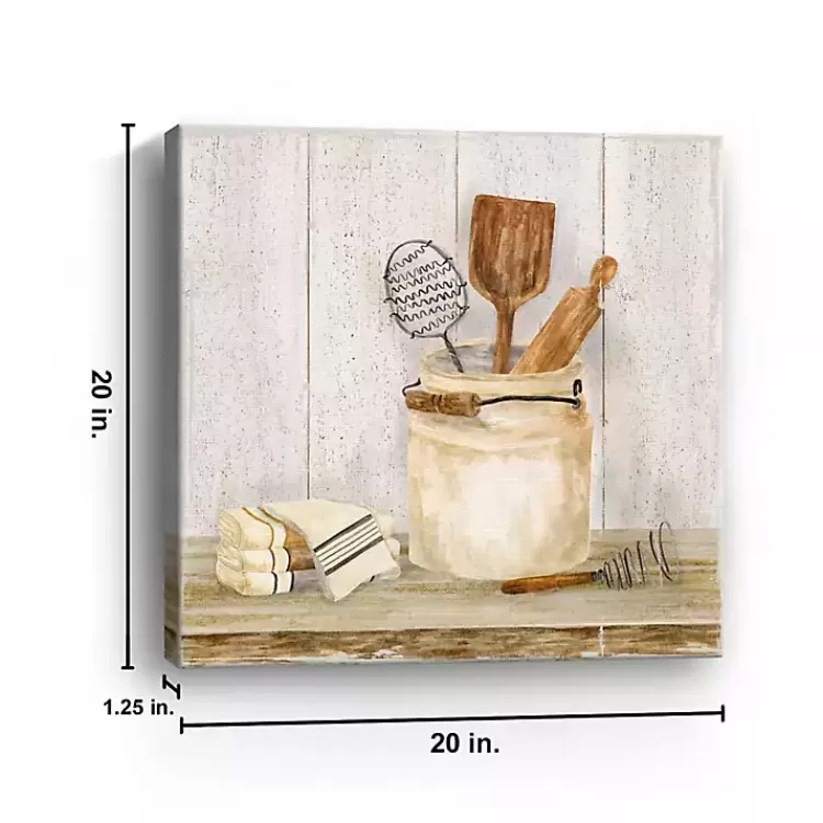 Vintage Kitchen I Giclee Canvas Art Print, 20x20>Kirklands Home Hot