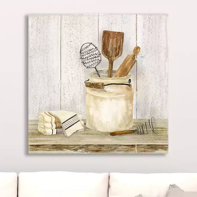 Vintage Kitchen I Giclee Canvas Art Print, 20x20>Kirklands Home Hot
