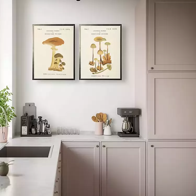 Vintage Mushrooms II Framed Art Prints, Set of 2>Kirklands Home Best Sale
