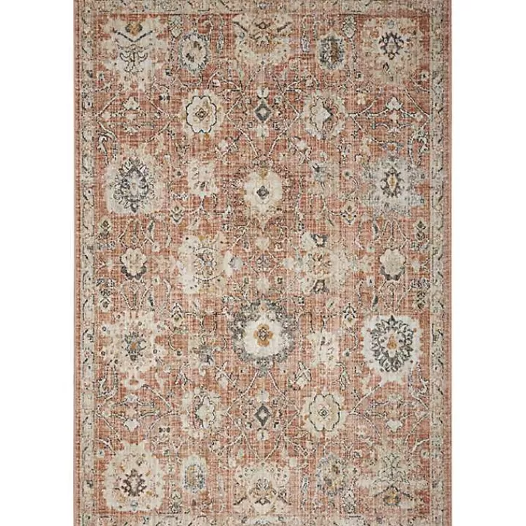 Vintage Rust Oushak Area Rug, 5x7>Kirklands Home New