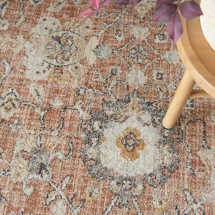 Vintage Rust Oushak Area Rug, 5x7>Kirklands Home New