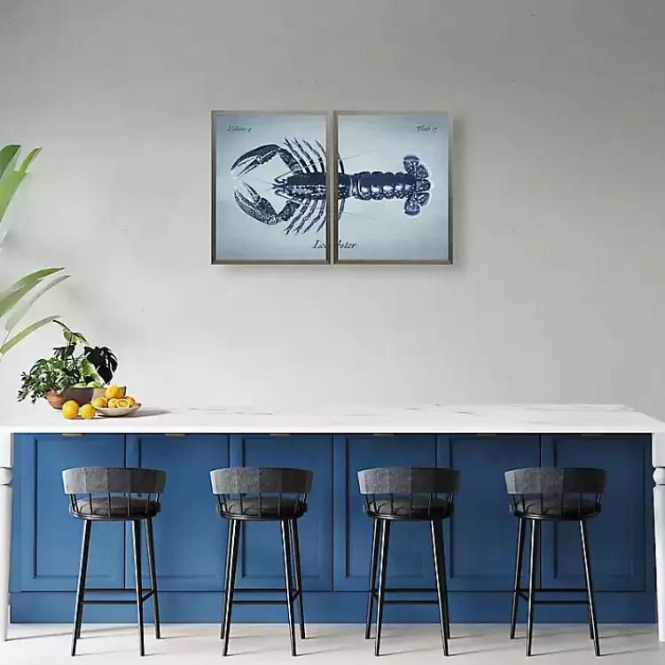 Vintage Split Lobster Framed Art Prints, Set of 2>Kirklands Home Shop