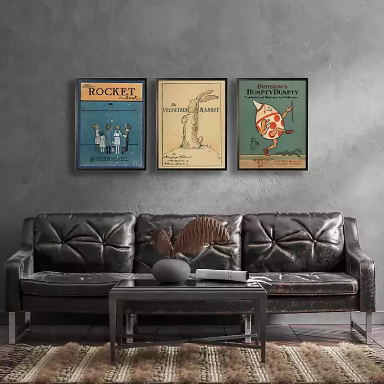 Vintage The Rocket Book Cover Framed Wall Art>Kirklands Home Hot