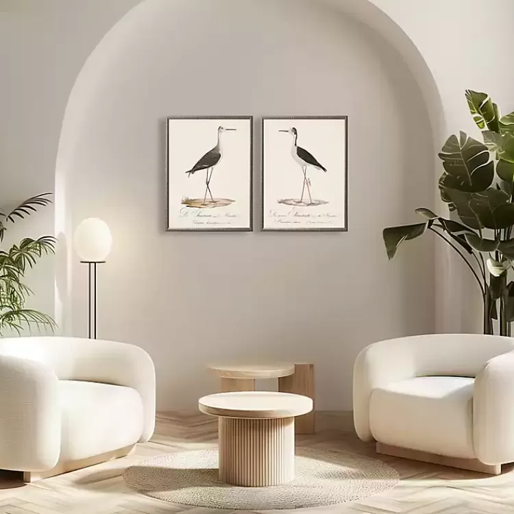 Vintage Waterbird Facing Left Framed Art Print>Kirklands Home Discount