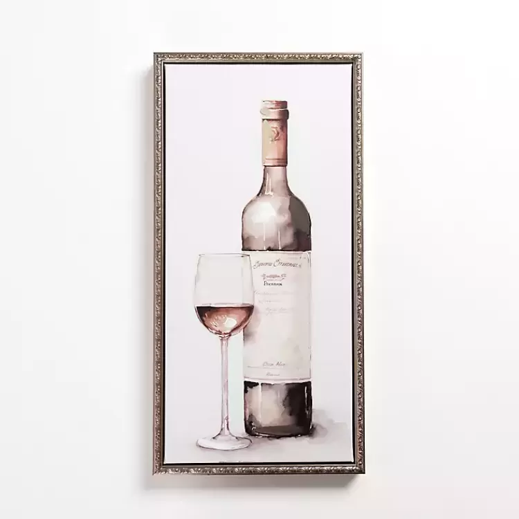 Vintage Wine Glass Framed Canvas Art Print>Kirklands Home Best Sale