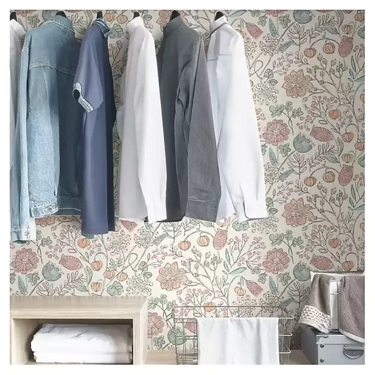 Vintage Woodland Floral Peel & Stick Wallpaper>Kirklands Home Cheap