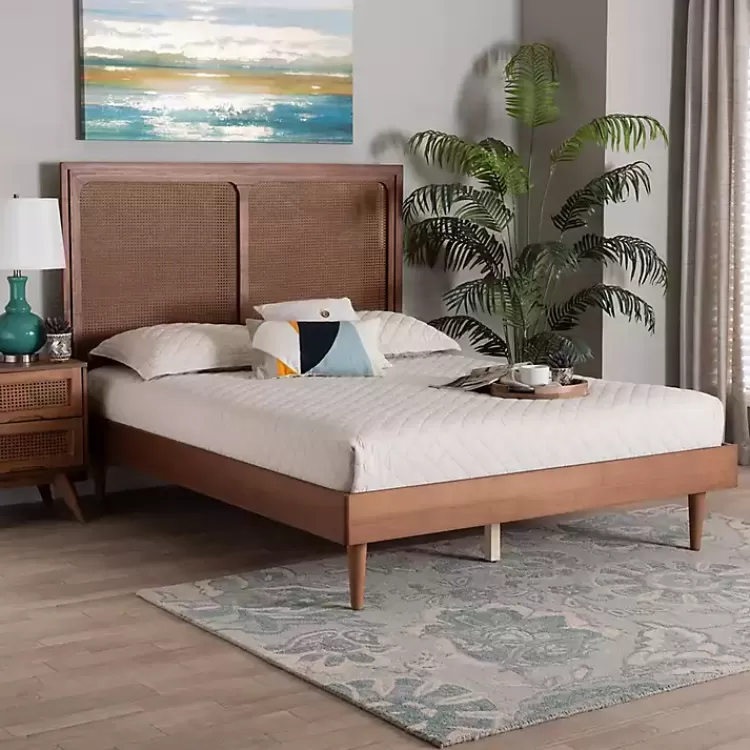 walnut_brown_rattan_amelia_queen_bed_6.webp Walnut Rattan Amelia Queen Bed>Kirklands Home Online