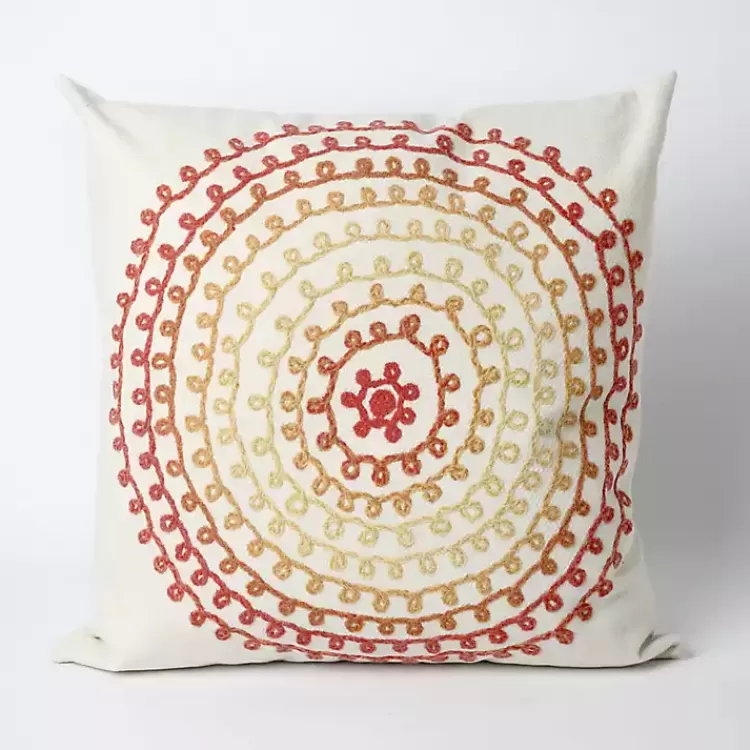 Warm Lamontage Swirl Outdoor Throw Pillow>Kirklands Home New