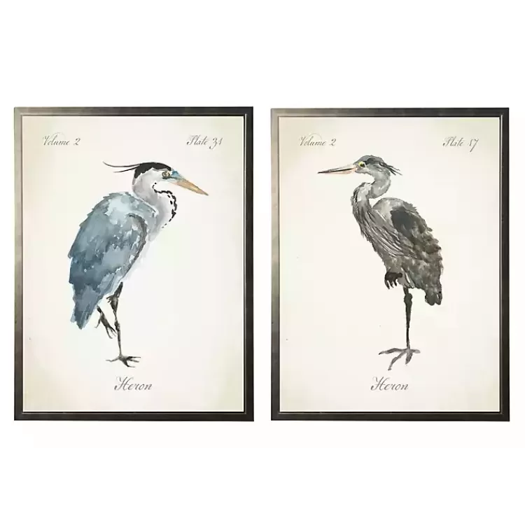 Watercolor Herons Framed Art Prints, Set of 2>Kirklands Home New