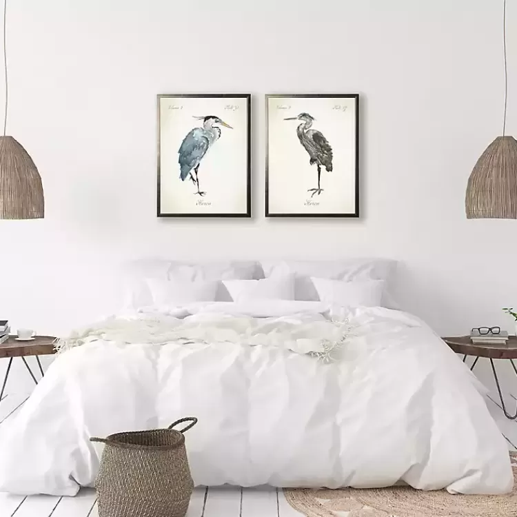 Watercolor Herons Framed Art Prints, Set of 2>Kirklands Home New