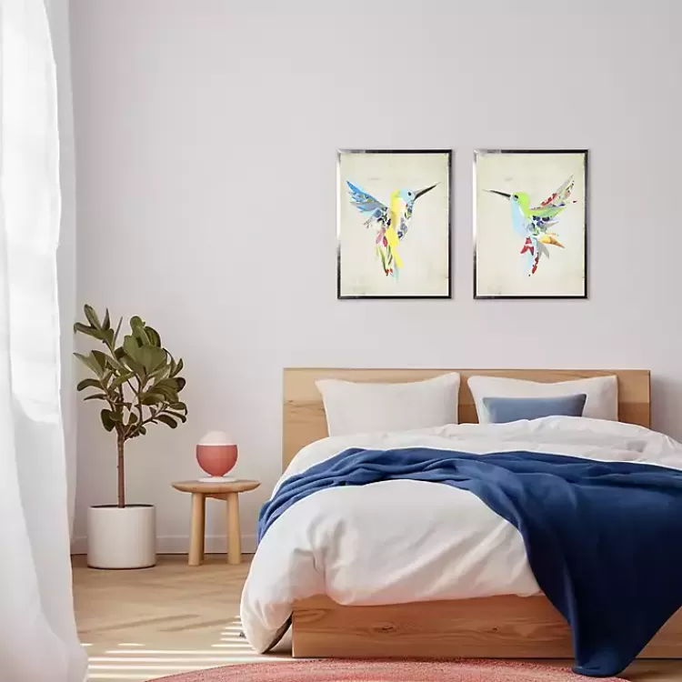 Watercolor Hummingbird Framed Art Print>Kirklands Home Cheap