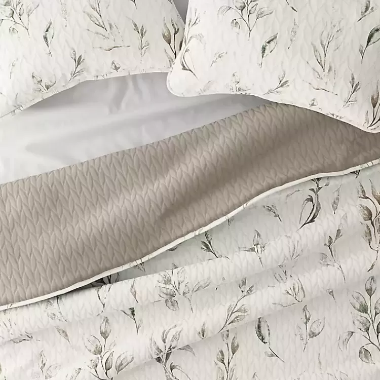 watercolor_leaves_reversible_pc_twin_quilt_set_4.webp Watercolor Leaves Reversible 2-pc. Twin Quilt Set>Kirklands Home Flash Sale