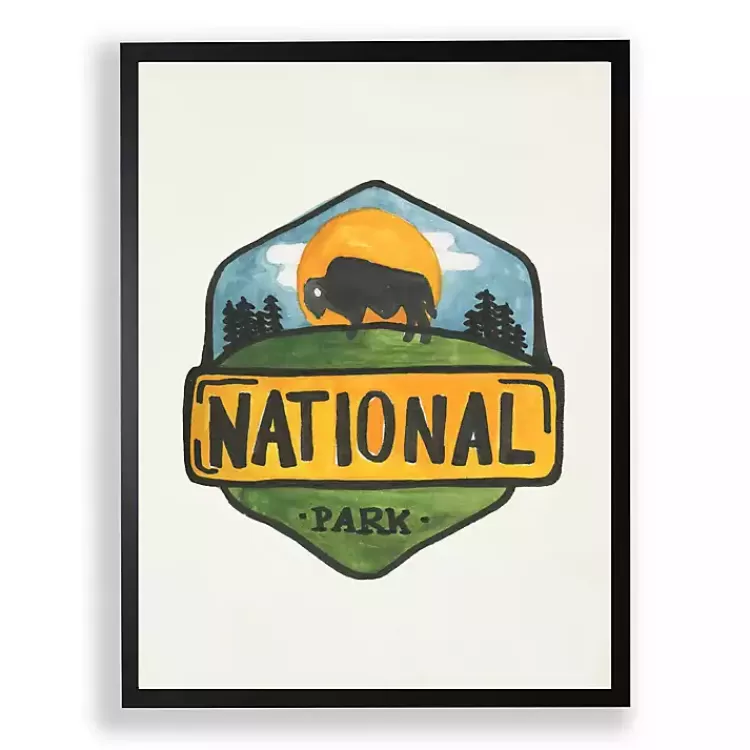 Watercolor National Park Framed Art Print>Kirklands Home Best Sale