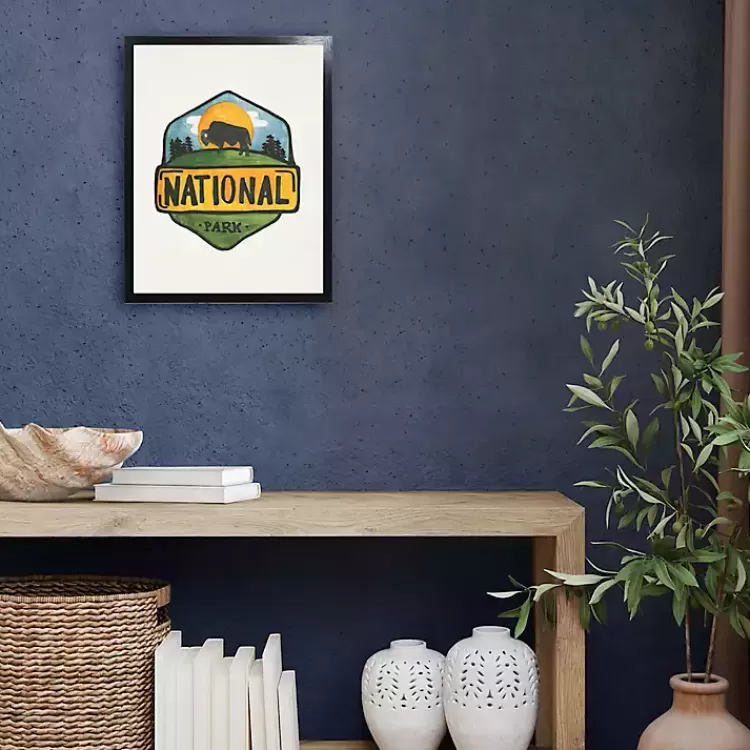 Watercolor National Park Framed Art Print>Kirklands Home Best Sale