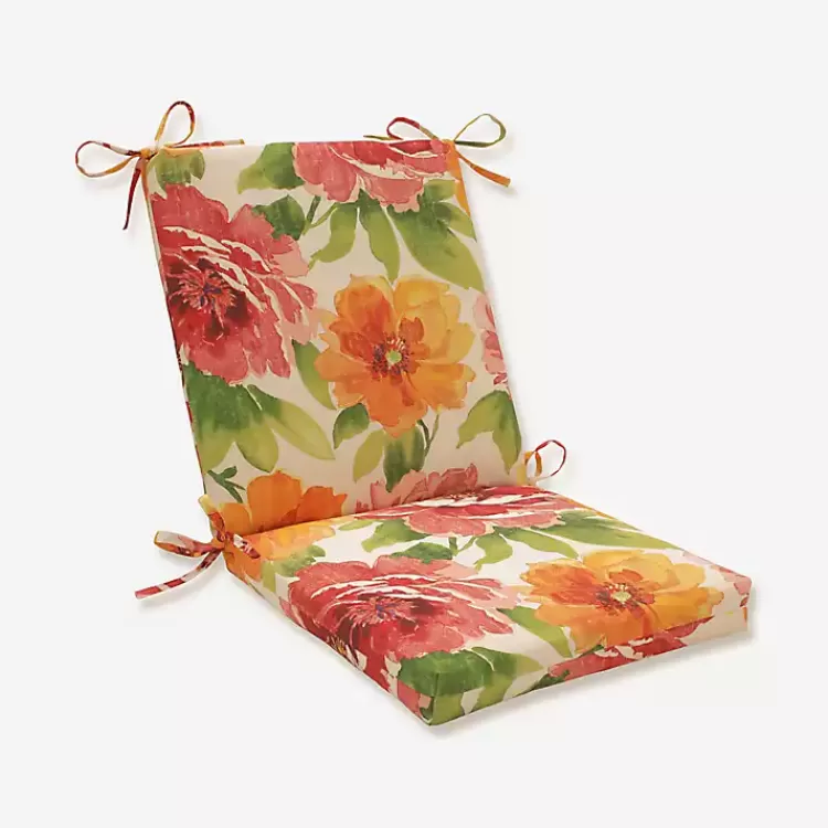 Watercolor Primrose Outdoor Chair Cushion>Kirklands Home Online