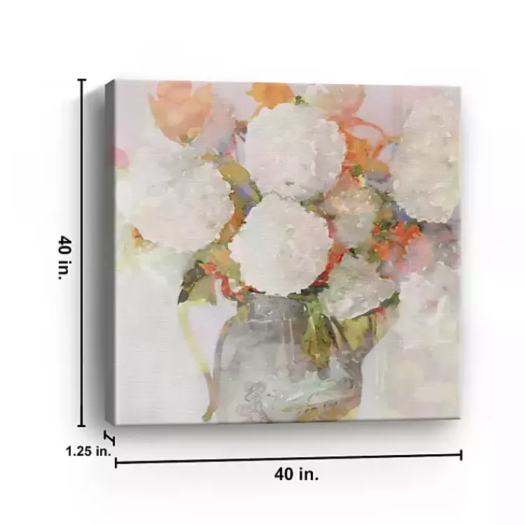 Watercolor Table Bouquet Canvas Art Print>Kirklands Home Shop
