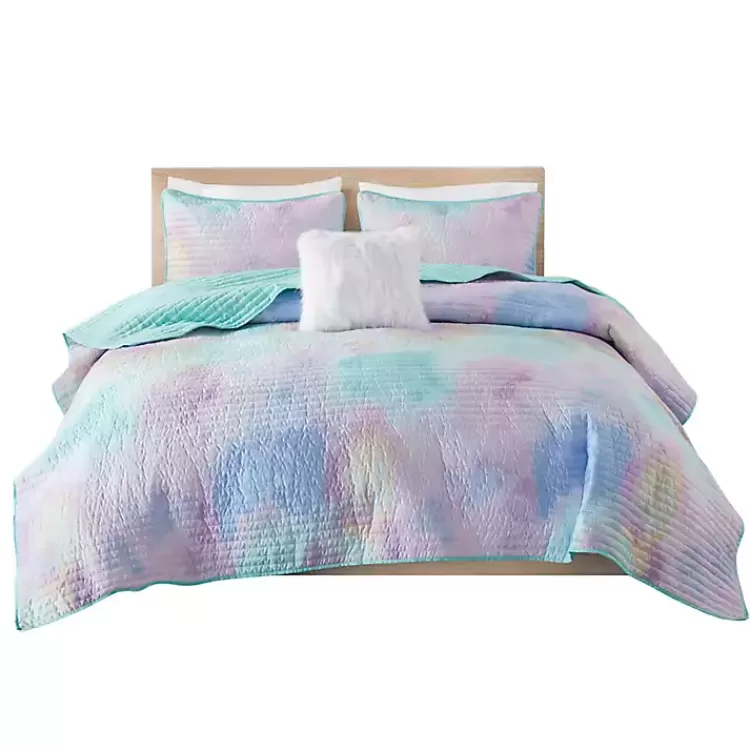 Watercolor Tie-Dye 3-pc. Twin/Twin XL Quilt Set>Kirklands Home Flash Sale