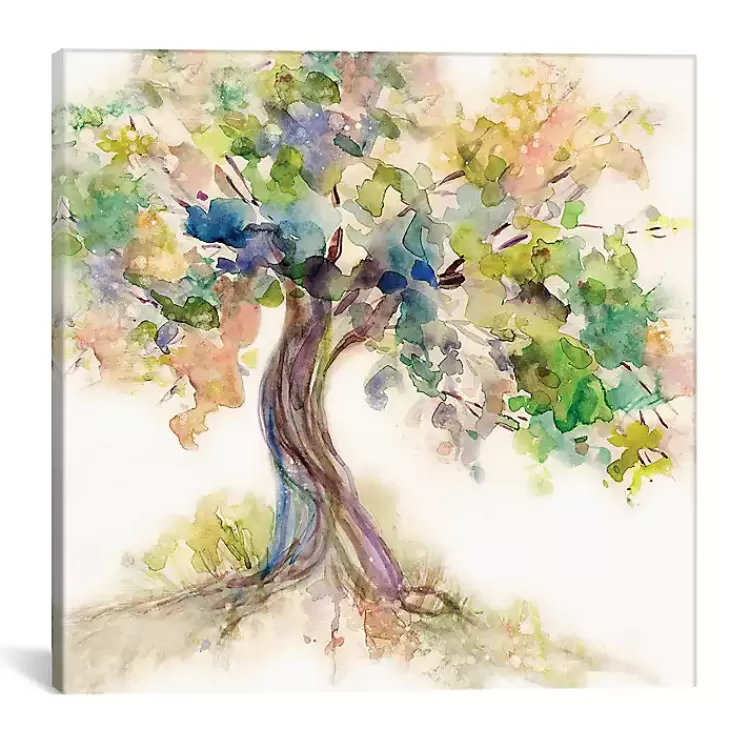 Watercolor Tree Of Life Canvas Art Print>Kirklands Home Shop