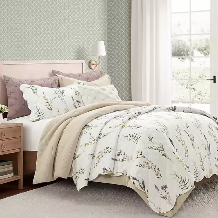 Watercolor Wildflower 3-pc. King Quilt Set>Kirklands Home Best