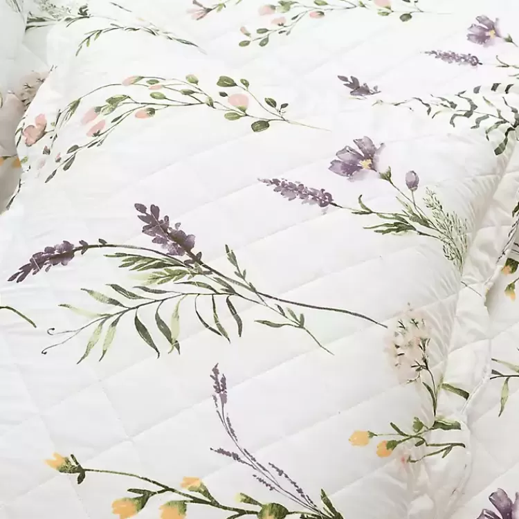 Watercolor Wildflower 3-pc. King Quilt Set>Kirklands Home Best