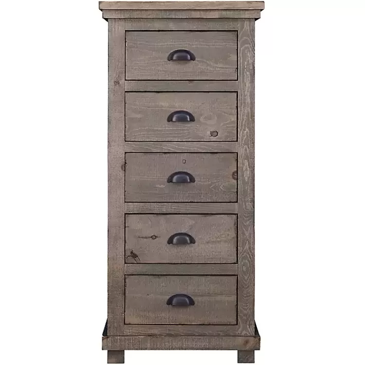 Weathered Wooden 5-Drawer Willow Chest>Kirklands Home Sale