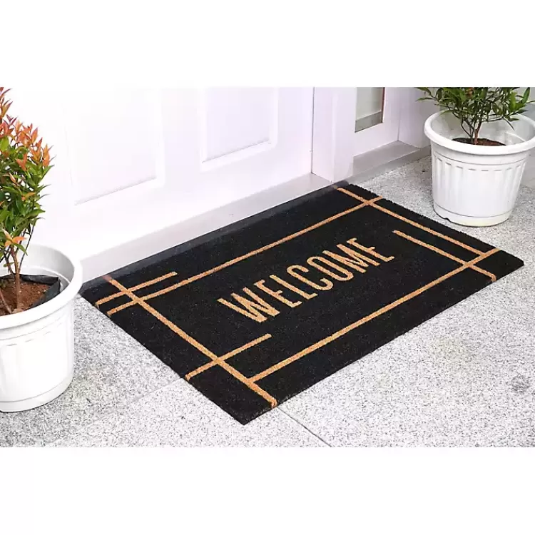 Welcome Linear Doormat>Kirklands Home Shop