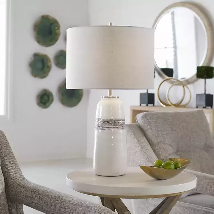 white_and_brown_distressed_stripe_table_lamp_2.webp White and Brown Distressed Stripe Table Lamp>Kirklands Home Best