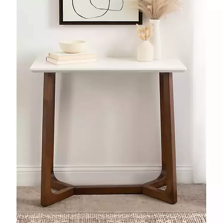 white_and_walnut_olivia_console_table_6.webp and Walnut Olivia Console Table>Kirklands Home Clearance