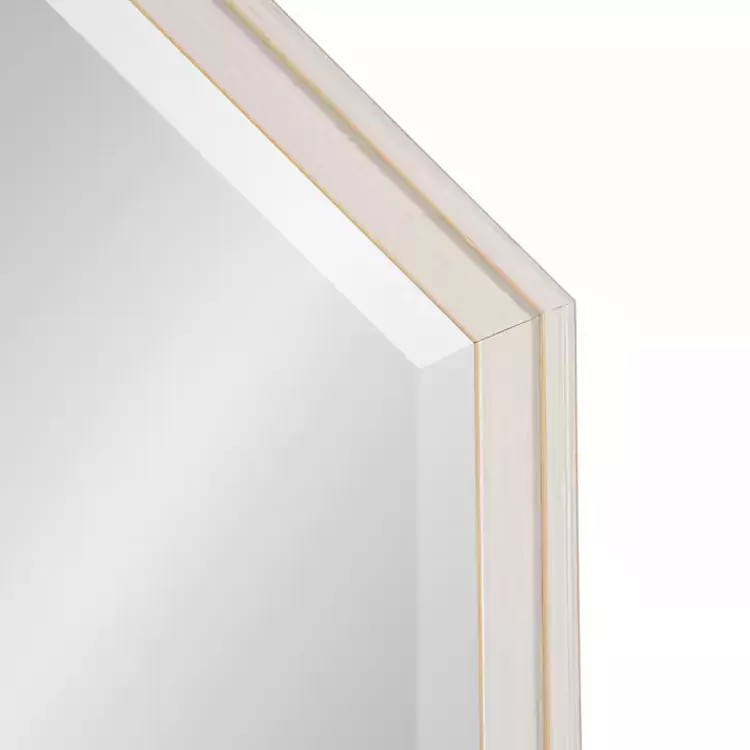 White Beveled Octagon Wall Mirror>Kirklands Home New