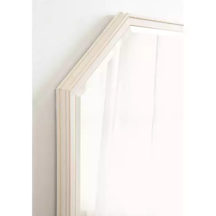 White Beveled Octagon Wall Mirror>Kirklands Home New