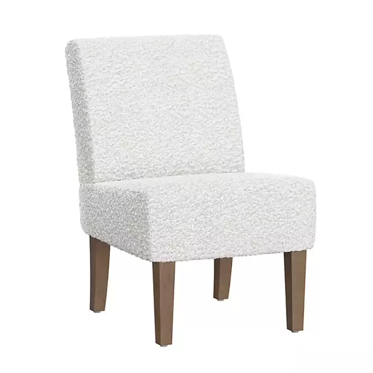 Boucle Slipper Accent Chair>Kirklands Home Clearance