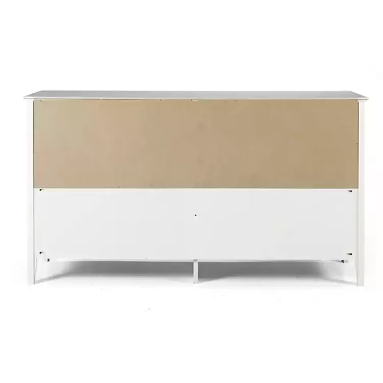 white_brazilian_pine_wood_drawer_dresser_5.webp Brazilian Pine Wood 6-Drawer Dresser>Kirklands Home Flash Sale