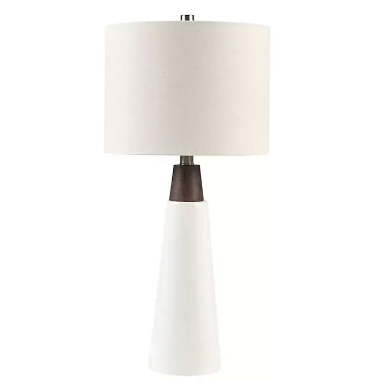 Ceramic and Wood Cone Table Lamp>Kirklands Home Sale