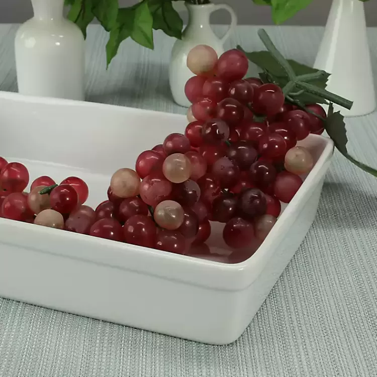 white_ceramic_rectangular_baker_4.webp Ceramic Rectangular Baker>Kirklands Home Flash Sale