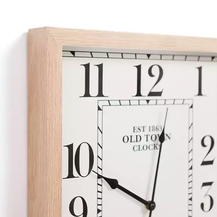 white_crawford_rectangle_wall_clock_2.webp White Crawford Rectangle Wall Clock>Kirklands Home Best