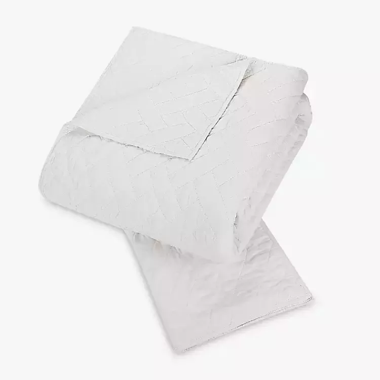 white_dream_weaver_pc_king_coverlet_set_2.webp Dream Weaver 3-pc. King Coverlet Set>Kirklands Home Online